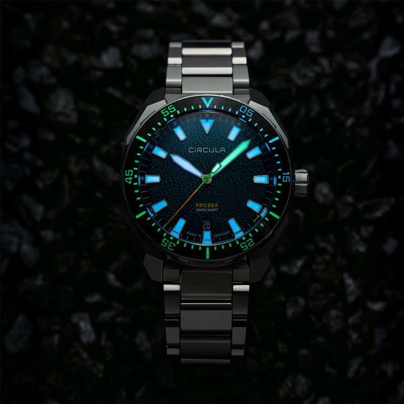 Circula ProSea Automatic Dive Watch with Black Paper Dial #PS-SH-SS