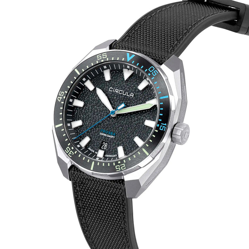 Circula ProSea Automatic Dive Watch with Black Paper Dial #PS-SH-SS