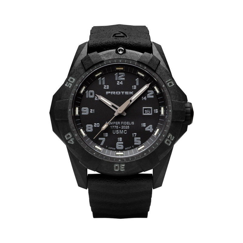 Protek Carbon Composite Dive Watch USMC 250th Anniversary #PT1011SF