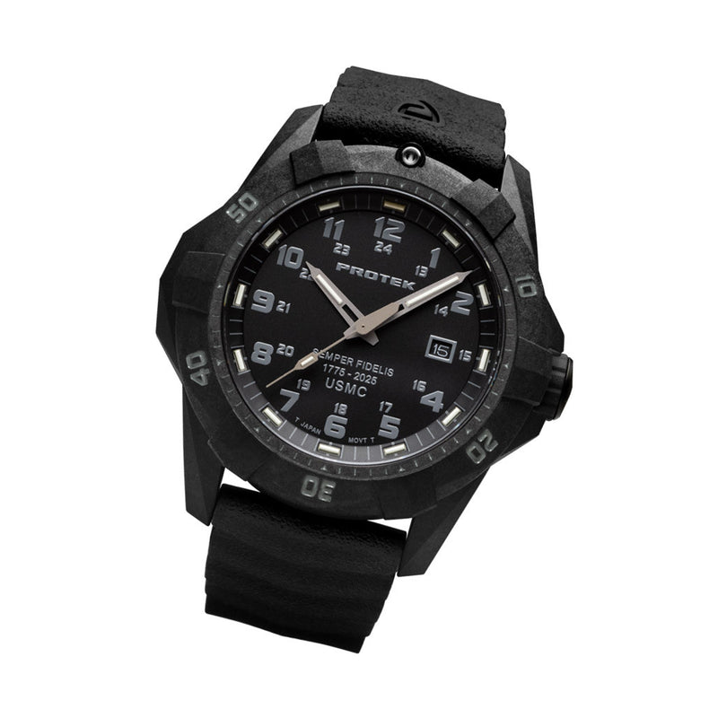 Protek Carbon Composite Dive Watch USMC 250th Anniversary #PT1011SF