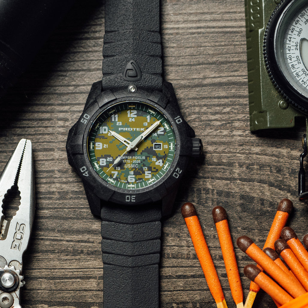 Protek Carbon Composite Dive Watch USMC 250th Anniversary
