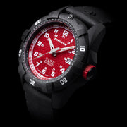 Protek USMC Automatic Tritium Dive Watch with Red Dial #PT1212