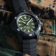 USMC Automatic Tritium Dive Watch with Green Dial #PT1215