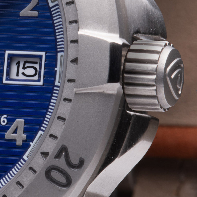 Protek Automatic Tritium Dive Watch with Blue Dial #PT2203