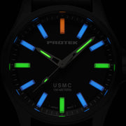 Protek Titanium Field Watch 3100 USMC Series with Tritium T100 Tubes #PT3101BR