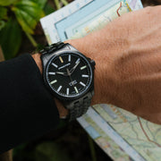 Protek IP Gun Metal Titanium Field Watch 3100 USMC Series with Tritium T100 Tubes #PT3102BR