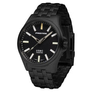 Protek IP Gun Metal Titanium Field Watch 3100 USMC Series with Tritium T100 Tubes #PT3102BR