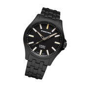 Protek IP Gun Metal Titanium Field Watch 3100 USMC Series with Tritium T100 Tubes #PT3102BR
