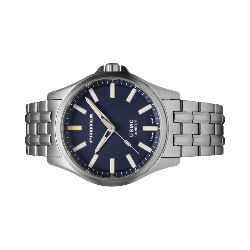 Protek Titanium Field Watch 3100 USMC Series with Tritium T100 Tubes #PT3103BR