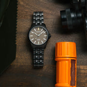 Protek IP Black Titanium Field Watch 3100 USMC Series with Tritium T100 Tubes #PT3106BR