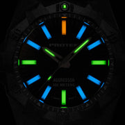 ProTek Aggressor Carbon 4000 Series with Black Dial #PT4001