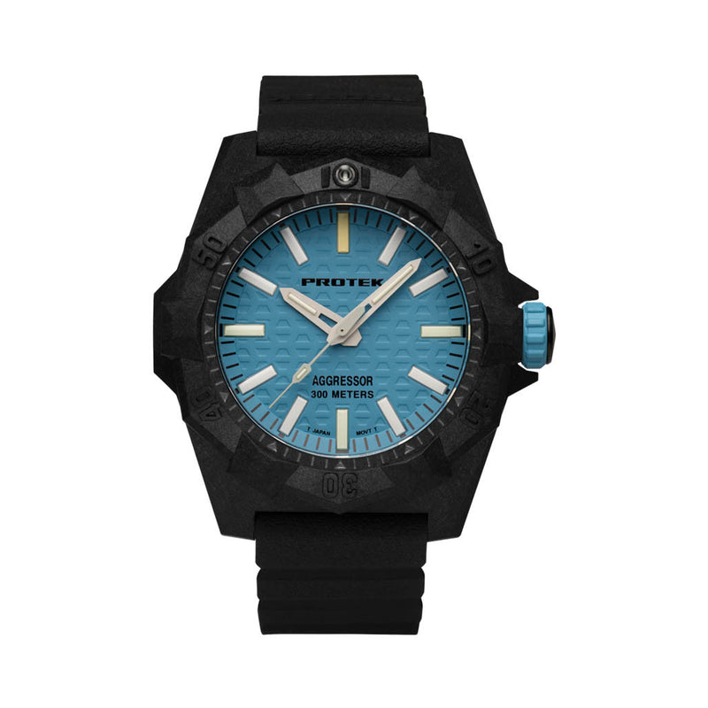 ProTek Aggressor Carbon 4000 Series with Blue Dial #PT4003