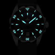 PHOIBOS Sea Nymph 300-Meter Swiss Quartz Dive Watch with Double-Dome Sapphire Crystal #PX021C