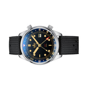 PHOIBOS Eagle Ray 300-Meter Dual-Time GMT Dive Watch with Double Dome AR Sapphire Crystal #PX023D