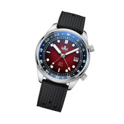 PHOIBOS Eagle Ray 300-Meter Dual-Time GMT Dive Watch with Double Dome AR Sapphire Crystal #PX023E