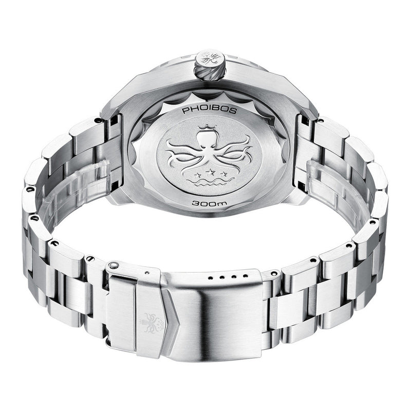 Phoibos Proteus 300M Automatic Diver with Green Dial #PY024A back