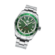 Phoibos Proteus 300M Automatic Diver with Green Dial #PY024A tilt