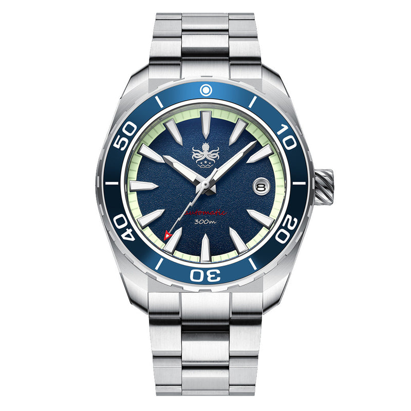 Phoibos Proteus 300M Automatic Diver with Blue Dial #PY024B zoom