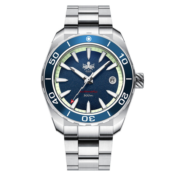 Phoibos Proteus 300M Automatic Diver with Blue Dial #PY024B zoom
