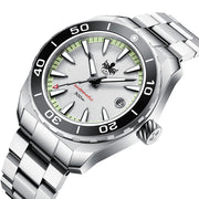 Phoibos Proteus 300M Automatic Diver with White Dial #PY024D angle
