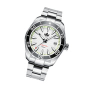 Phoibos Proteus 300M Automatic Diver with White Dial #PY024D tilt