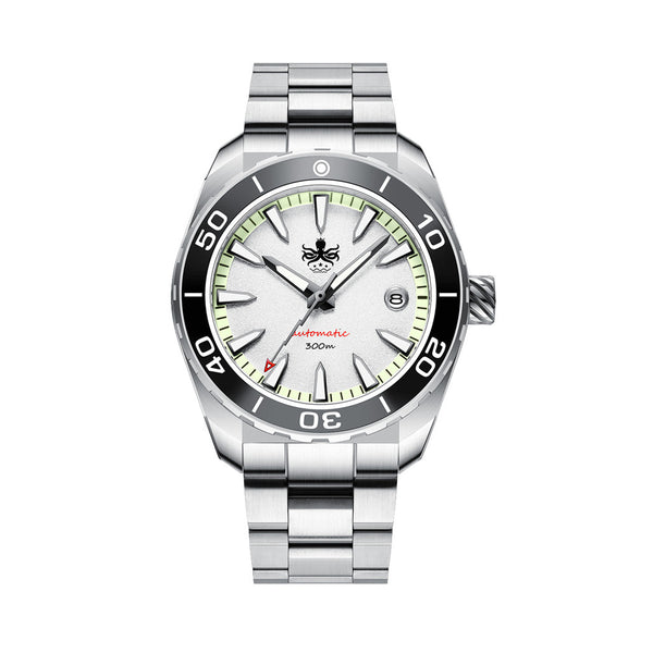 Phoibos Proteus 300M Automatic Diver with White Dial #PY024D