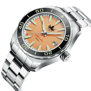 Phoibos Proteus 300M Automatic Diver with Salmon Dial #PY024G angle