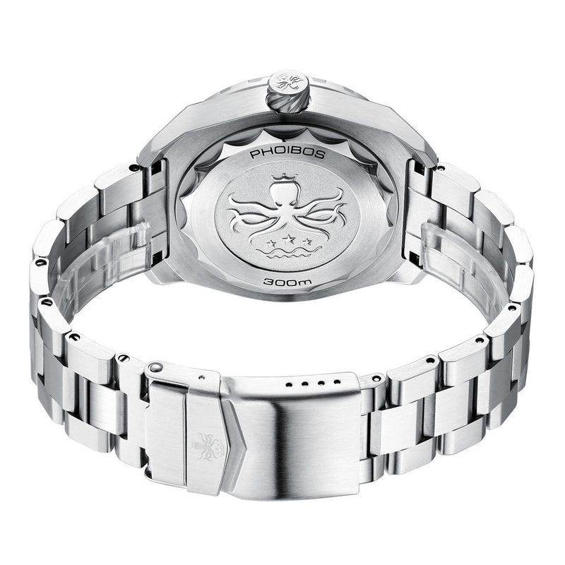 Phoibos Proteus 300M Automatic Diver with Black Carbon Forged Dial #PY024H back