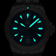 PHOIBOS Blue Voyager 2.0 Automatic Dive Watch with Double Dome AR Sapphire Crystal #PY026B