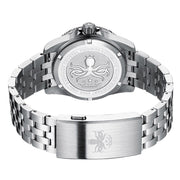 PHOIBOS Grey Voyager 2.0 Automatic Dive Watch with Double Dome AR Sapphire Crystal #PY026E