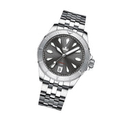 PHOIBOS Grey Voyager 2.0 Automatic Dive Watch with Double Dome AR Sapphire Crystal #PY026E