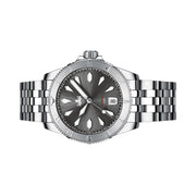 PHOIBOS Grey Voyager 2.0 Automatic Dive Watch with Double Dome AR Sapphire Crystal #PY026E