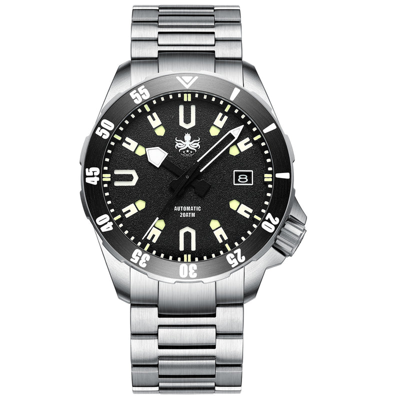 PHOIBOS Apollo Titanium 200-Meter Automatic Dive Watch with AR Sapphire Crystal #PY031C