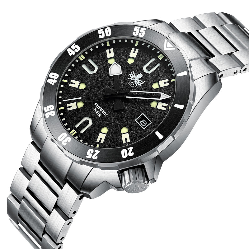 PHOIBOS Apollo Titanium 200-Meter Automatic Dive Watch with AR Sapphire Crystal #PY031C