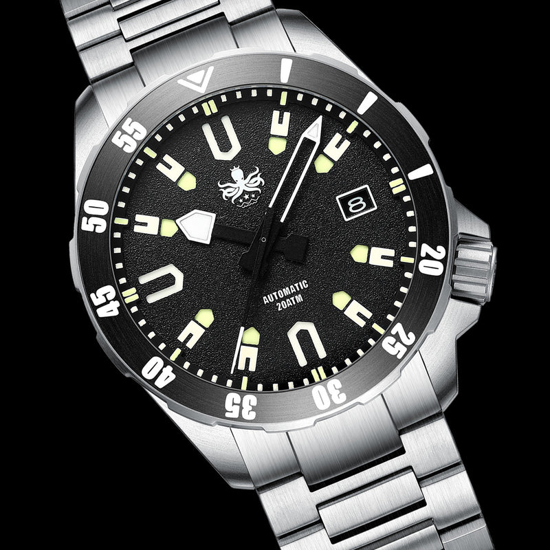 PHOIBOS Apollo Titanium 200-Meter Automatic Dive Watch with AR Sapphire Crystal #PY031C