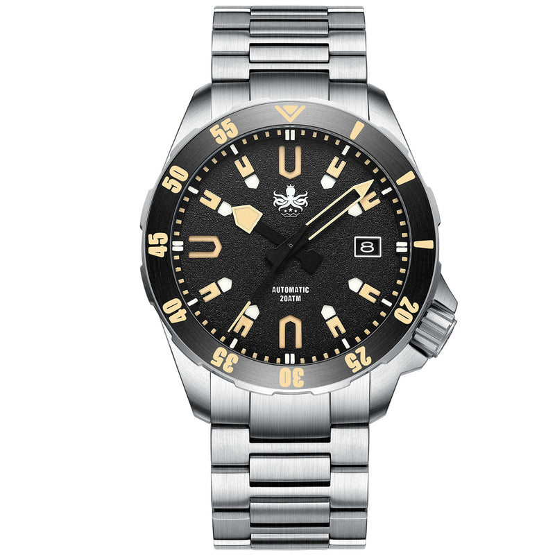 PHOIBOS Apollo Titanium 200-Meter Automatic Dive Watch with AR Sapphire Crystal #PY031D