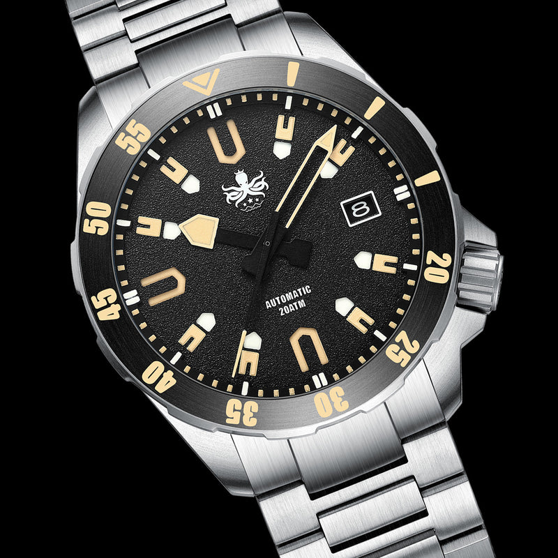 PHOIBOS Apollo Titanium 200-Meter Automatic Dive Watch with AR Sapphire Crystal #PY031D
