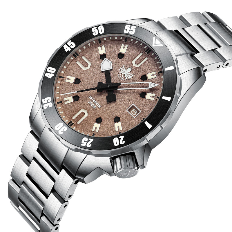 PHOIBOS Apollo Titanium 200-Meter Automatic Dive Watch with AR Sapphire Crystal #PY031E
