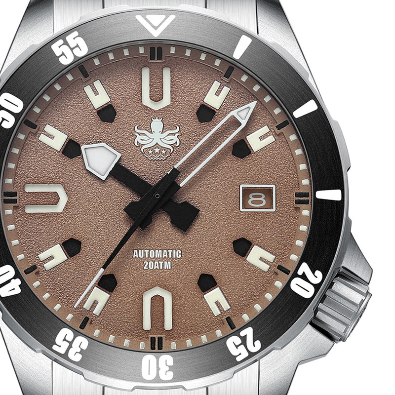 Scratch and Dent - PHOIBOS Apollo Titanium 200-Meter Automatic Dive Watch with AR Sapphire Crystal #SND1010