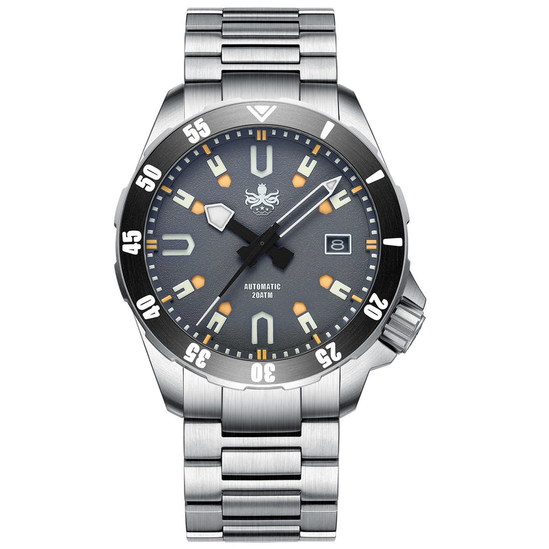 PHOIBOS Apollo Titanium 200-Meter Automatic Dive Watch with AR Sapphire Crystal #PY031G