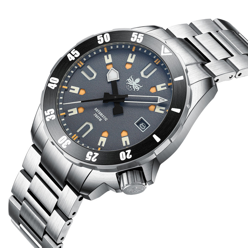PHOIBOS Apollo Titanium 200-Meter Automatic Dive Watch with AR Sapphire Crystal #PY031G