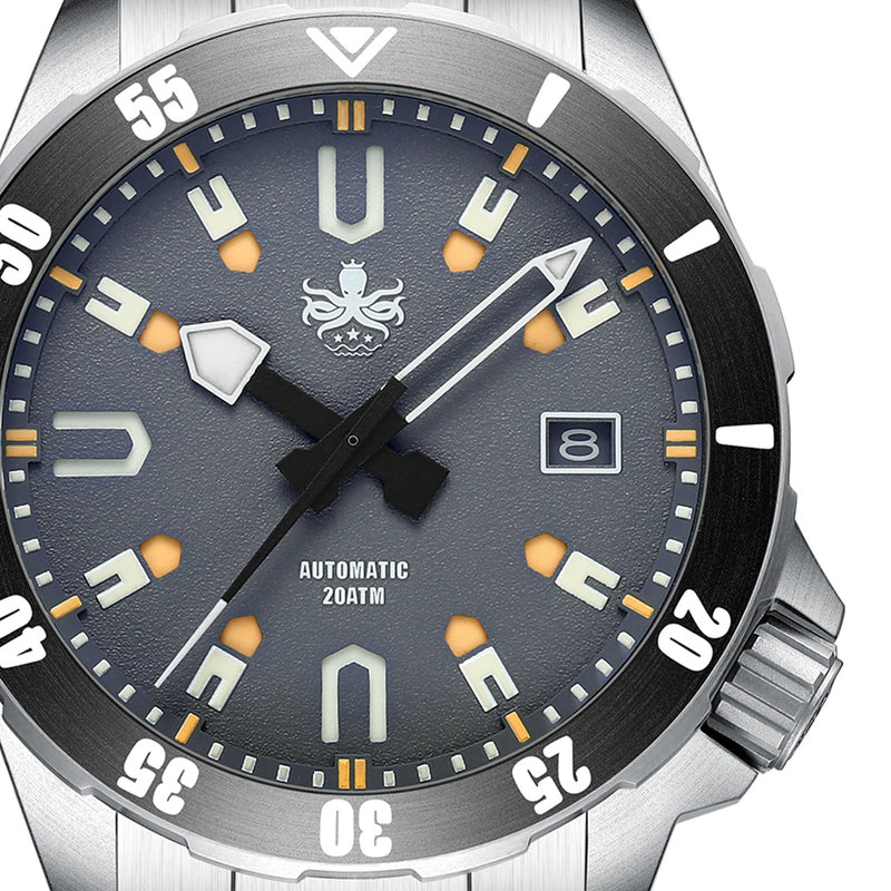 PHOIBOS Apollo Titanium 200-Meter Automatic Dive Watch with AR Sapphire Crystal #PY031G