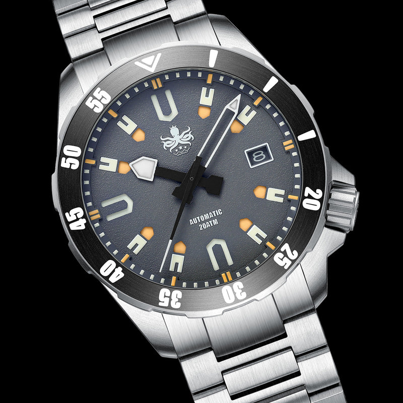 PHOIBOS Apollo Titanium 200-Meter Automatic Dive Watch with AR Sapphire Crystal #PY031G