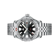 Phoibos Kraken 300 Meter Automatic Dive Watch with Black & Silver Dial #PY033C Side