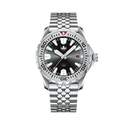 Phoibos Kraken 300 Meter Automatic Dive Watch with Black & Silver Dial #PY033C