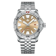 Phoibos Kraken 300 Meter Automatic Dive Watch with Sunray Champagne Dial #PY033E Zoom