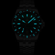 Phoibos Voyager Automatic Dive Watch with Malachite Green Dial #PY035A Lume