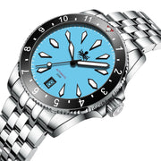 Phoibos Voyager Automatic Dive Watch with Maya Blue Dial #PY035B Side