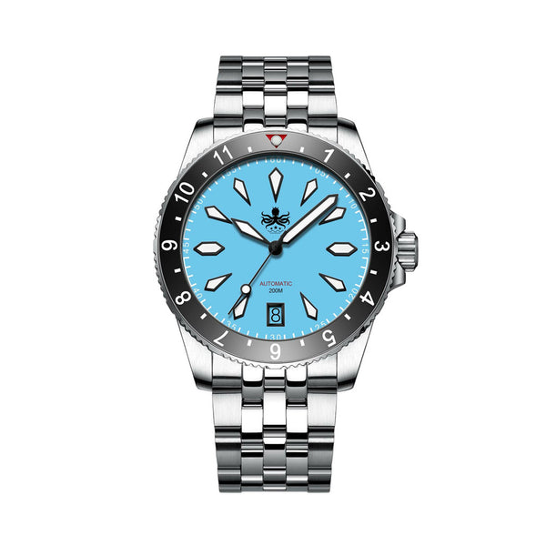 Phoibos Voyager Automatic Dive Watch with Maya Blue Dial #PY035B