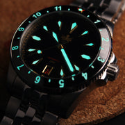 Phoibos Voyager Automatic Dive Watch with Black Gilt Dial #PY035C Lifestyle